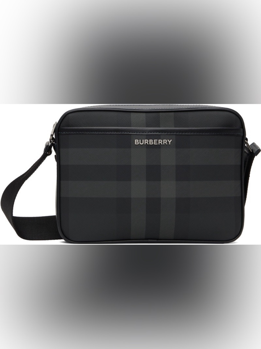 Burberry Black Check Crossbody Bag